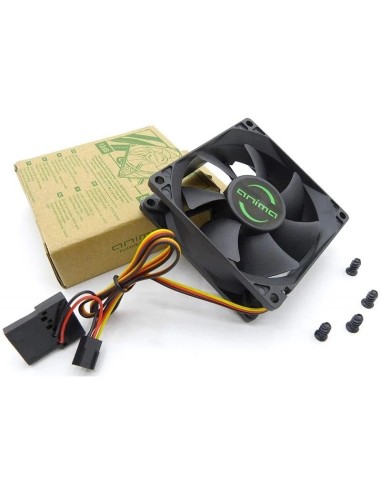 VENTILADOR  8CM CAJA INTERNO   ANIMA AF8 NEGRO...