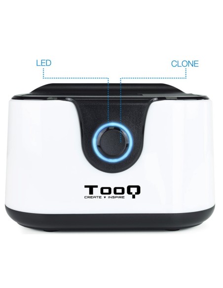 BASE HD 2.5/3.5" TOOQ    USB 2 NEGRO/BLANCO PN: TQDS-802BW EAN: 8433281006683   