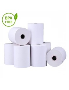PAPEL TERMICO CAJA 240 ROLLOS  57X40X12 SIN BISFENOL A...