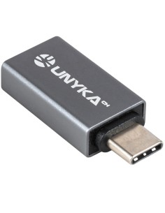 CONVERSOR TYPE-C MACHO A USB   3.0 HEMBRA NEGRO PN: 53155...