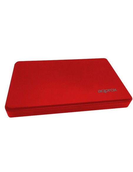 CAJA 2.5" USB 2.0 APPROX  ROJA 9.5mm ENCLOSURE HASTA 2TB PN: APPHDD200R EAN: 8435099527749   