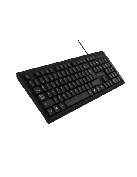 TECLADO USB APPROX MX225 NEGRO PN: APPMX225 EAN: 8435099533597   
