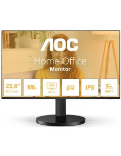 MONITOR 23.8" AOC LED 24B3HA2  IPS FHD MULTIMEDIA NEGRO...