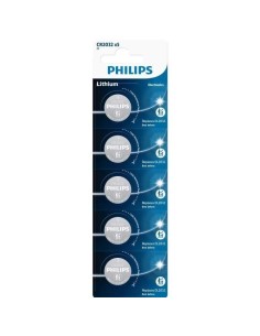 PILAS BOTON 3V 5 UNDS PHILIPS  CR2032 LITHIUM PN: CR2032...