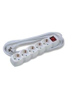 REGLETA 5 TOMAS TECHNIK BLANCA 3M CON PROTECCION...