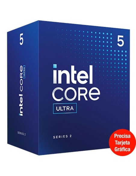 CPU INTEL S-1851 ULTRA 5 225F  3.3GHZ BOX CON VENTILADOR PN: BX80768225F EAN: 5032037282376   
