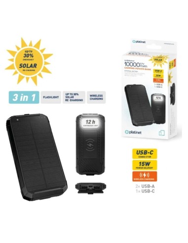 POWERBANK 10000 MAH PLATINET   SOLAR PN:...