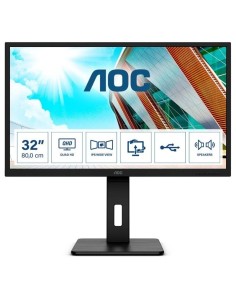 MONITOR 31.5" AOC LED Q32P2    QHD MULTIMEDIA NEGRO PN:...