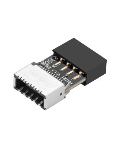 ADAPTADOR USB 2.0 9 PINS A USB TIPO C PARA CAJA PN: USB...