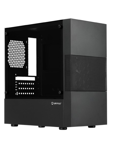 CAJA SEMITORRE ATX AERO C25    NEGRA CON FUENTE 500W PN: UK52125 EAN: 8436617921360   