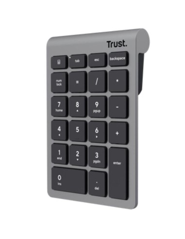 TECLADO WIRE NUMERICO TRUST    XALAS PLATA PN:...