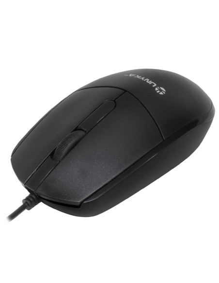 RATON USB UNYKA UK A128 NEGRO PN: UK50549 EAN: 8436617921285   