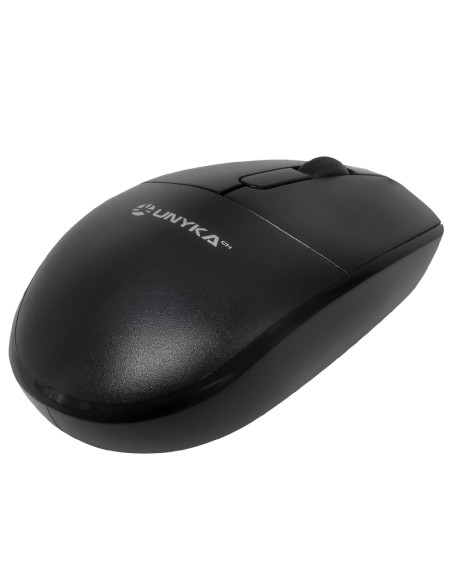 RATON USB UNYKA UK A128 NEGRO PN: UK50549 EAN: 8436617921285   