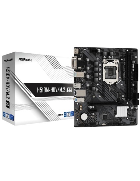 PB S-1200 ASROCK H510M-HDV/M.2 SE DDR4 M-ATX PN: 90-MXBM00-A0UAYZ EAN: 4710483943126   