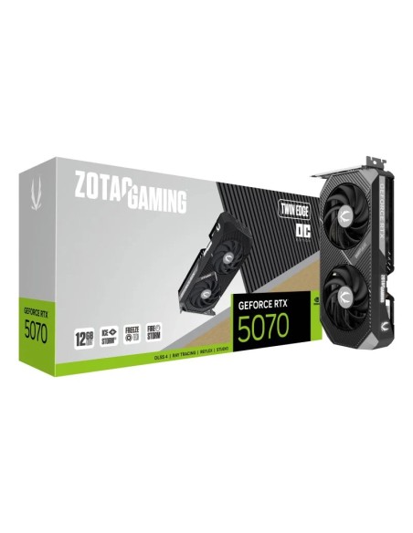 VGA RTX5070   12GB GDDR7 ZOTAC GAMING TWIN EDGE OC EDITION PN: P288-1N764-501Z8 EAN: 8886307700667   