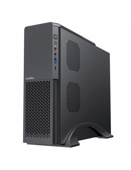 CAJA SFF MATX COOLBOX T313     SLIM FUENTE 500W NEGRA PN: COO-PCT313-1 EAN: 8436624420627   