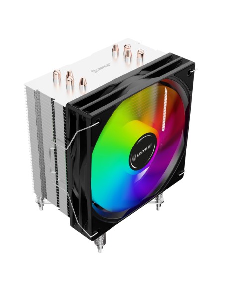 VENTILADOR Y DISIP. UNYKA      UNYCOOL H41 ARGB NEGRO PN: UK324012A EAN: 8436617921643   
