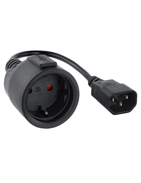 CABLE ADAPT. C14/M A CEE7/H    16A 25CM PN: 10.22.0901 EAN: 8433281009615   
