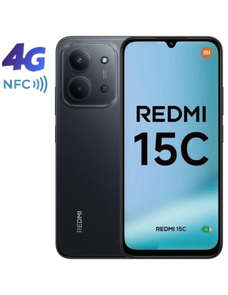 SMARTPHONE 6.9" XIAOMI REDMI   15C 8GB 256GB 4G NFC NEGRO PN: REDMI 15C 8-256 EAN: 6932554447144   