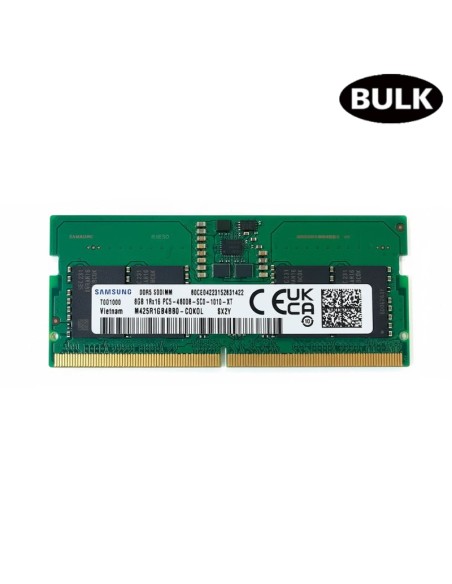 SODIMM DDR5  8GB/4800 SAMSUNG  BULK PN: W01D000208028BD6 EAN: 1000000001661   