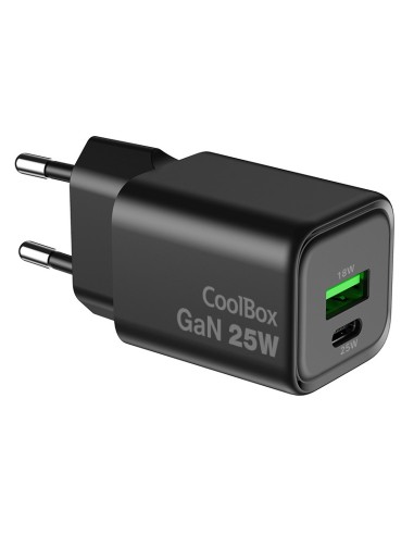 CARGADOR  5V ENCHUFE 1X USB C  X1 USB A 25W...
