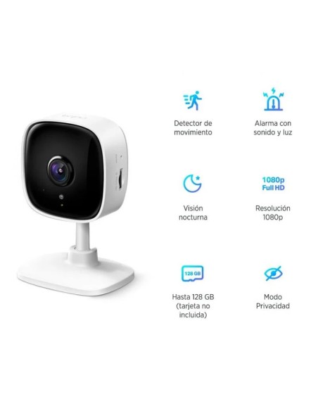 CAMARA SEGURI. WIFI TAPO C100  TP-LINK FHD BLANCO PN: 1770500195 EAN: 6935364053222   