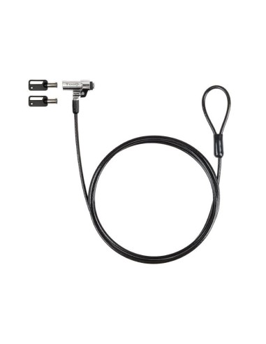 CABLE SEGURIDAD TOOQ CON LLAVE 1.5M NEGRO PN:...
