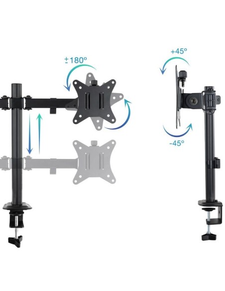 SOPORTE MESA VESA 17-32" 2 MON ITORES GIRA / INCLINA TOOQ PN: DB1802TN-B EAN: 8433281014374   