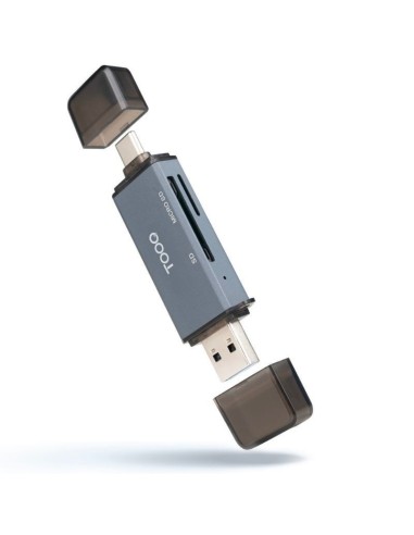 LECTOR EXT. TOOQ TQR-3001G     USB TYPE C / USB...
