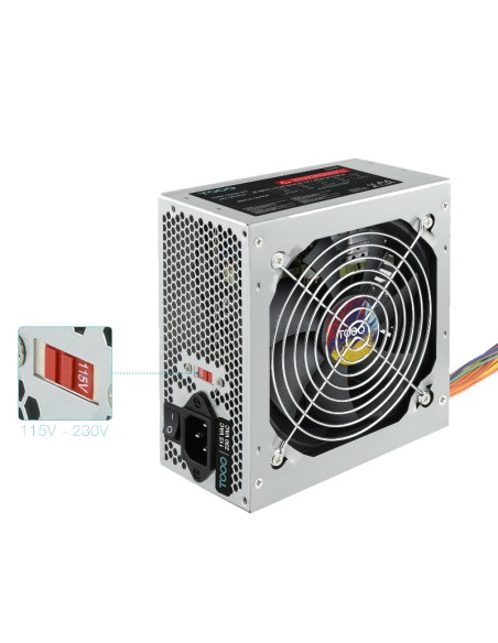 FUENTE  500W/21A   ATX TOOQ    TQEP-500S-INT PN: TQEP-500S-INT EAN: 8433281007277   