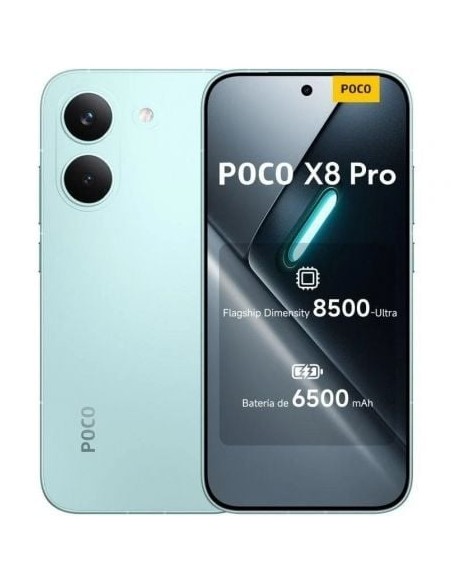 SMARTPHONE 6.59" XIAOMI POCO   X8 PRO 8GB 512GB NFC 5G VERDE PN: MZB0NVREU EAN: 6932554412531   